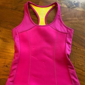 Zaggora Neoprene Heated Pink Racerback Tank M